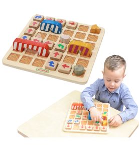 MASTERKIDZ Labirynt Edukacyjny Gra Znajdź Drogę do Sera!