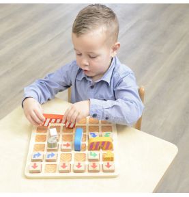 MASTERKIDZ Labirynt Edukacyjny Gra Znajdź Drogę do Sera!