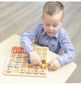 MASTERKIDZ Labirynt Edukacyjny Gra Znajdź Drogę do Sera!
