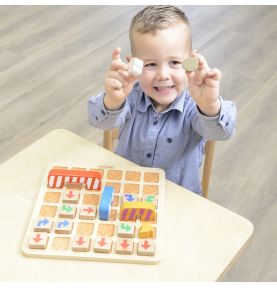 MASTERKIDZ Labirynt Edukacyjny Gra Znajdź Drogę do Sera!