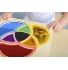 MASTERKIDZ Tablica Edukacyjna Lustro Nauka Mieszania Kolorów