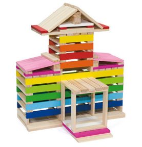 Viga Drewniane Klocki konstrukcyjne Budynki