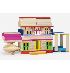 Viga Drewniane Klocki konstrukcyjne Budynki