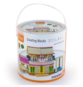 Viga Drewniane Klocki konstrukcyjne Budynki