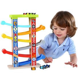 TOOKY TOY Kolorowa  Zjeżdżalnia Tor Dla Samochodów