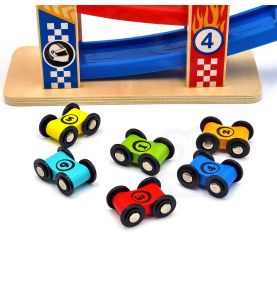 TOOKY TOY Kolorowa  Zjeżdżalnia Tor Dla Samochodów