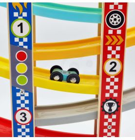 TOOKY TOY Kolorowa  Zjeżdżalnia Tor Dla Samochodów