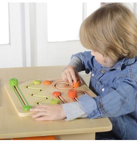 MASTERKIDZ Tablica edukacyjna Gra Przesuwna Labirynt