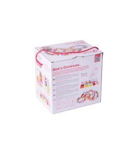 CLASSIC WORLD Drewniane Domino dla Dzieci Misie 105 el.