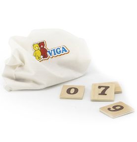 VIGA Drewniany Zegar Nauka Zegara  Czasu