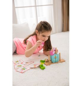 Kreatywne Drewniane Klocki Przestrzenne 3d Classic World Sowa