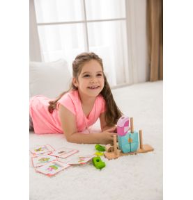 Kreatywne Drewniane Klocki Przestrzenne 3d Classic World Sowa