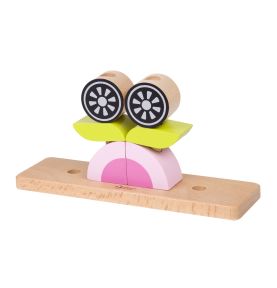 Kreatywne Drewniane Klocki Przestrzenne 3d Classic World Sowa