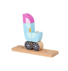 Kreatywne Drewniane Klocki Przestrzenne 3d Classic World Sowa