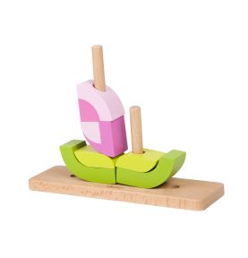 Kreatywne Drewniane Klocki Przestrzenne 3d Classic World Sowa