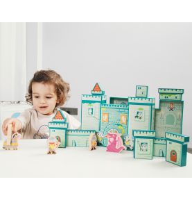 CLASSIC WORLD Klocki Figurka Makieta Zamek Smok 16 el.