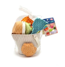WOOPIE GREEN Zestaw do Piasku w Wiaderku 7 el. BIODEGRADOWALNY ORGANICZNY MATERIAŁ