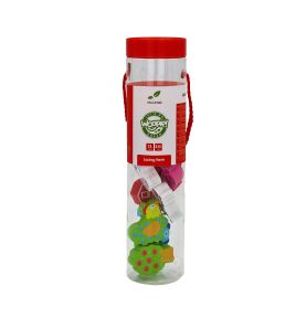 WOOPIE GREEN Drewniane Klocki do Nawlekania Zwierzęta Farma 13 el.