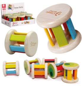 Drewniana Grzechotka Do Toczenia Classic World