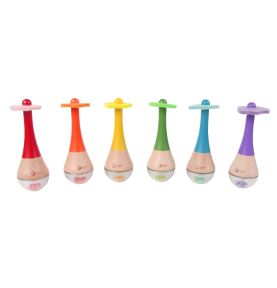 Drewniany Instrument Tęczowy Marakas Classic World