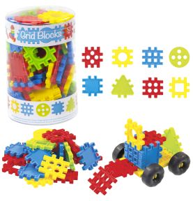 MOCHTOYS Klocki Kratka Wafle Grind Bricks 50 el. w Tubie