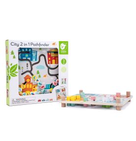 CLASSIC WORLD Gra Logiczna 2w1 Segregacja Odpadów Sorter Miasto