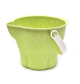 WOOPIE GREEN Zestaw do Piasku w Wiaderku z Samochodem 11 el. BIODEGRADOWALNY ORGANICZNY MATERIAŁ
