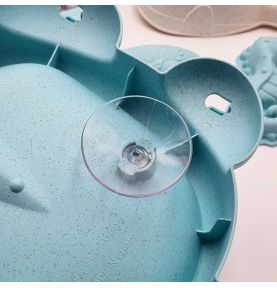 WOOPIE GREEN  Zestaw 2w1 do Piasku i Wanny Żółwik Niebieski 8 el. BIODEGRADOWALNY ORGANICZNY MATERIAŁ