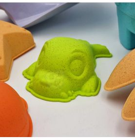 WOOPIE GREEN Zestaw do Piasku w Wiaderku 8 el. BIODEGRADOWALNY ORGANICZNY MATERIAŁ