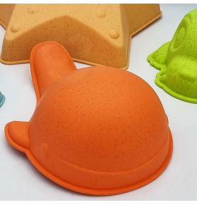 WOOPIE GREEN Zestaw do Piasku w Wiaderku 8 el. BIODEGRADOWALNY ORGANICZNY MATERIAŁ