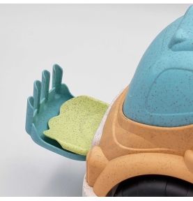 WOOPIE GREEN Zestaw do Piasku Ciężarówka Wiaderko 7 el. BIODEGRADOWALNY ORGANICZNY MATERIAŁ