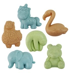 WOOPIE GREEN Zestaw do Piasku z Kołowrotkiem i Konewką 10 el. BIODEGRADOWALNY ORGANICZNY MATERIAŁ