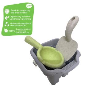 WOOPIE GREEN Zestaw do Piasku w Wiaderku Wieża 8 el. BIODEGRADOWALNY ORGANICZNY MATERIAŁ