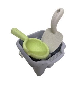 WOOPIE GREEN Zestaw do Piasku w Wiaderku Wieża 8 el. BIODEGRADOWALNY ORGANICZNY MATERIAŁ