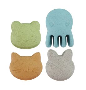 WOOPIE GREEN Zestaw do Piasku w Wiaderku z Kołowrotkiem 9 el. BIODEGRADOWALNY ORGANICZNY MATERIAŁ
