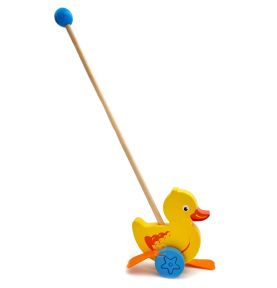 Viga Toys Drewniany Pchacz Kaczuszka