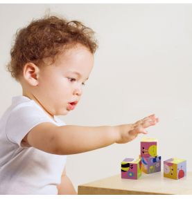 Drewniana układanka Farma Puzzle Viga Toys 4 klocki