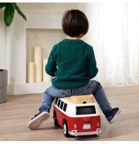BIG Jeździk Volkswagen Van Samochód Auto dla Dzieci + Dźwięk