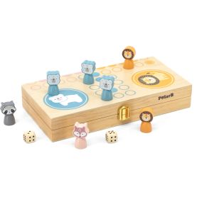 Viga PolarB Drewniana gra Ludo Chińczyk