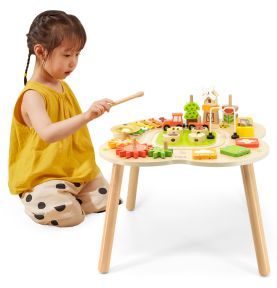 Viga PolarB Stół Stolik Edukacyjny Aktywności Piramidka Cymbałki Sensoryka Montessori