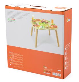 Viga PolarB Stół Stolik Edukacyjny Aktywności Piramidka Cymbałki Sensoryka Montessori