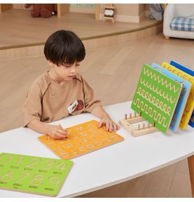 VIGA Tablica Grafomotoryczna Szlaczki Nauka Pisania