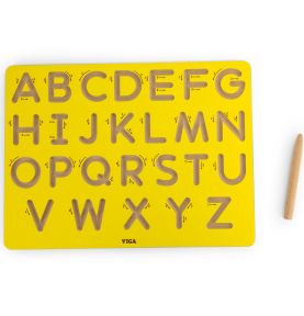 VIGA Tablica Grafomotoryczna Duże Litery Nauka Pisania