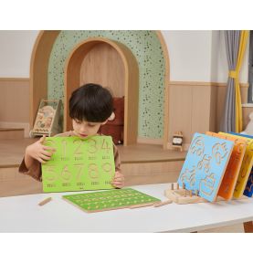 VIGA Tablica Grafomotoryczna Duże Litery Nauka Pisania