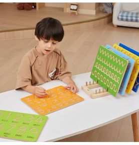 VIGA Tablica Grafomotoryczna Duże Litery Nauka Pisania