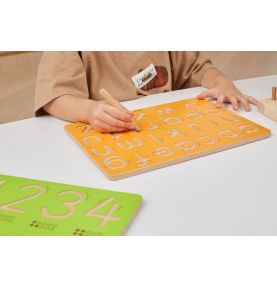 VIGA Tablica Grafomotoryczna Duże Litery Nauka Pisania