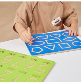 VIGA Tablica Grafomotoryczna Duże Litery Nauka Pisania