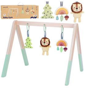 TOOKY TOY Baby Gym Stojak Edukacyjny Gimnastyczny 3 Zawieszki