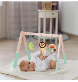 TOOKY TOY Baby Gym Stojak Edukacyjny Gimnastyczny 3 Zawieszki