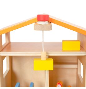 VIGA Drewniana Farma Dom Farmera Z Ogródkiem I Traktorem 21 el